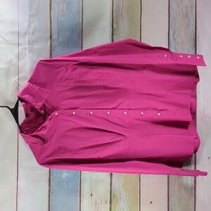 Merona womens long sleeve button down blouse
